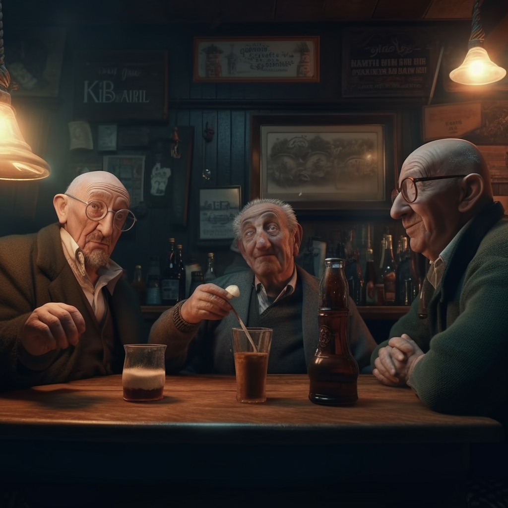 Retrospective Reunion: Mid-Journey Pints and Pals