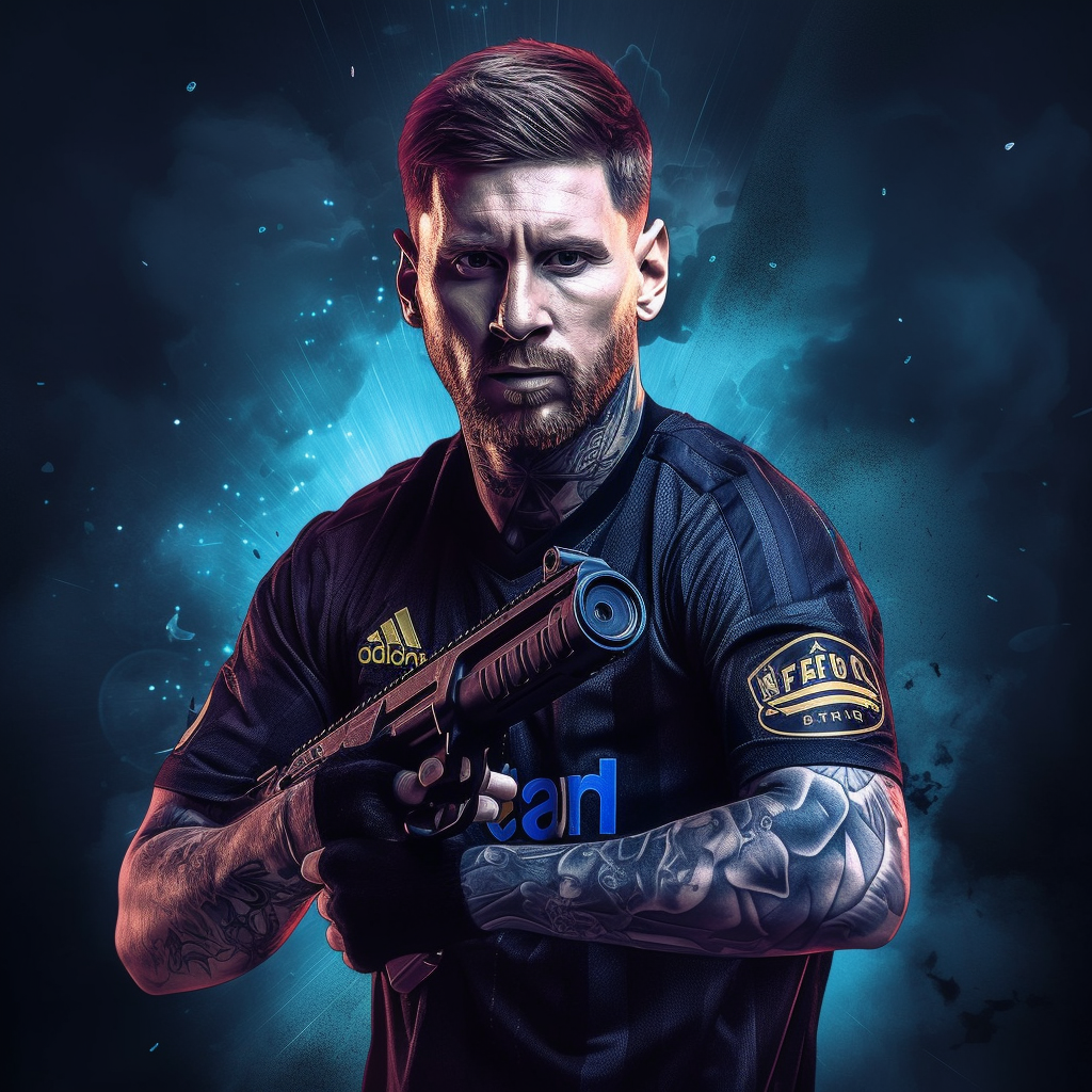 Designing a Counter Strike Logo Featuring Lionel Messi