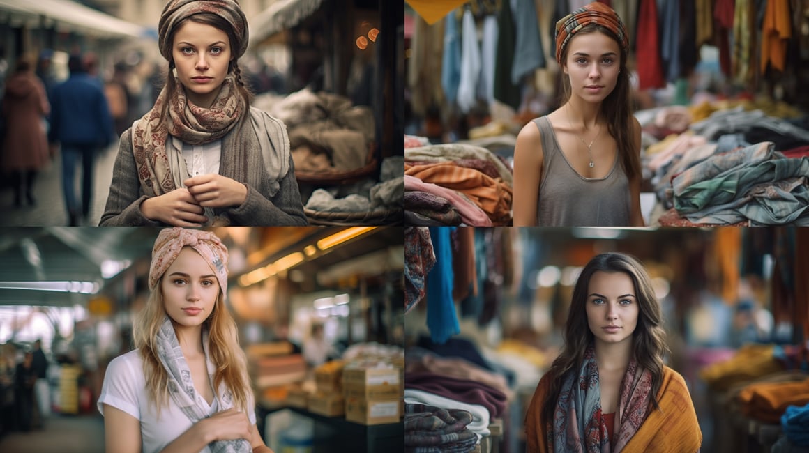 Handkerchief Vendor: A Melancholy Pause