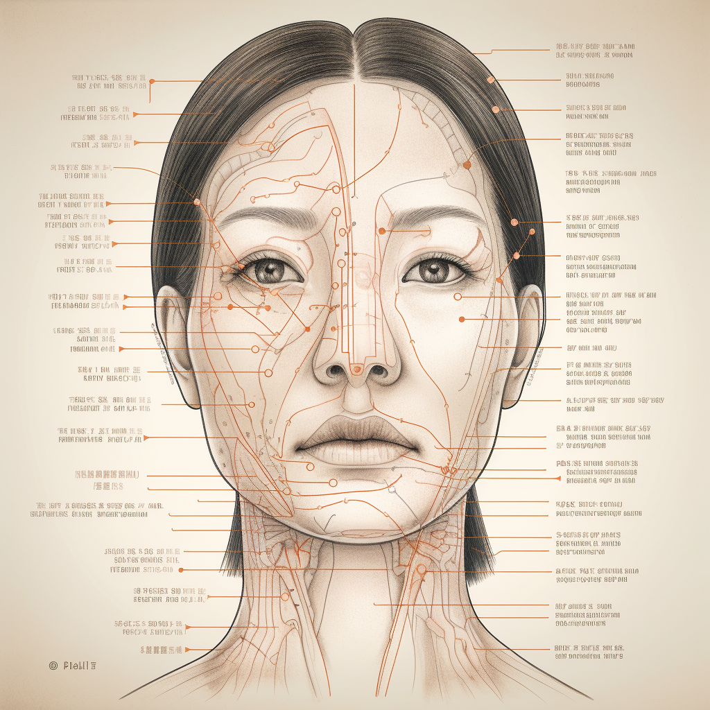 Detailed Facial Anatomy Map