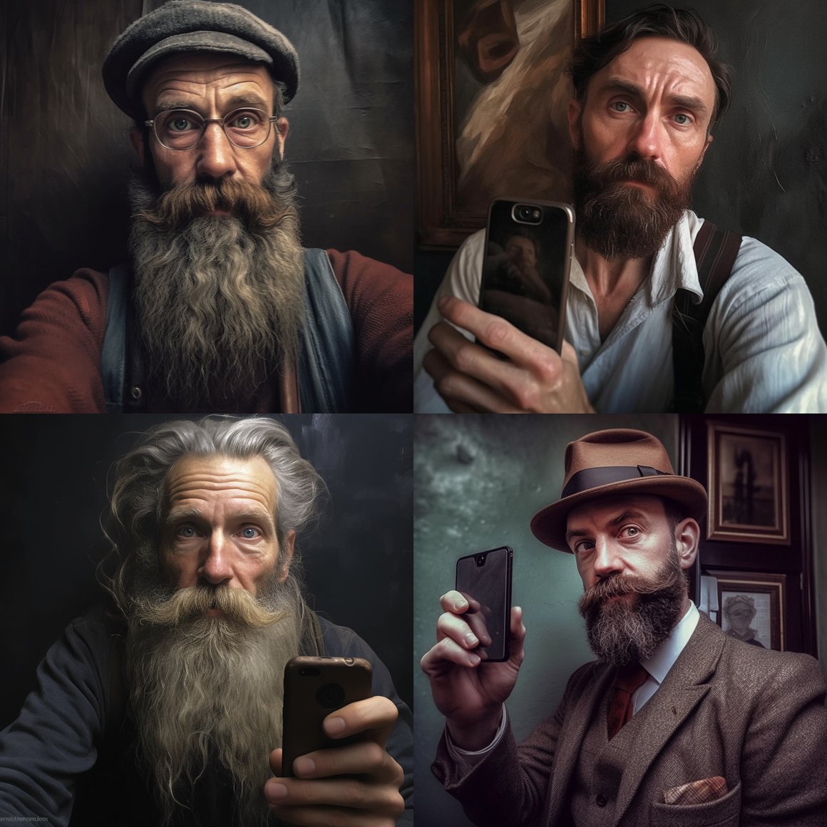Midlife Journey: A Bearded Self Portrait