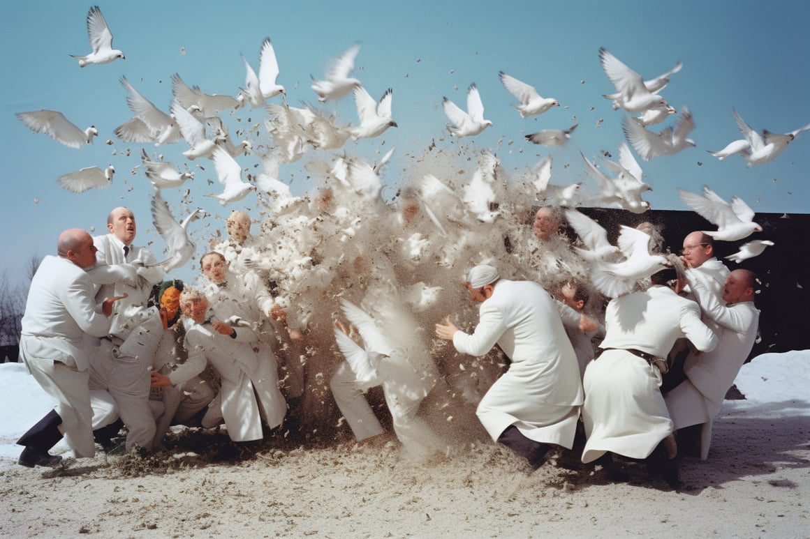 Retro Reverie: A Surreal Voyage Through Time and Perception