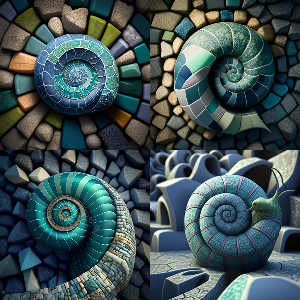 A Vibrant 3D Journey in 8K featuring Fibonacci Patterns and Nature Elements