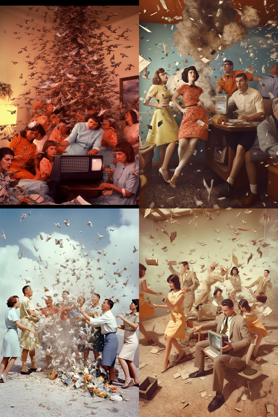 A Surreal Journey from 1960s America to 2040s Visionary Reality