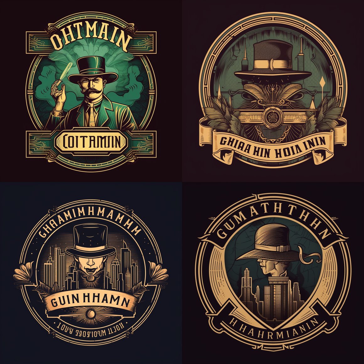Art Deco Revival: Designing a Logo for Gotham Humidors