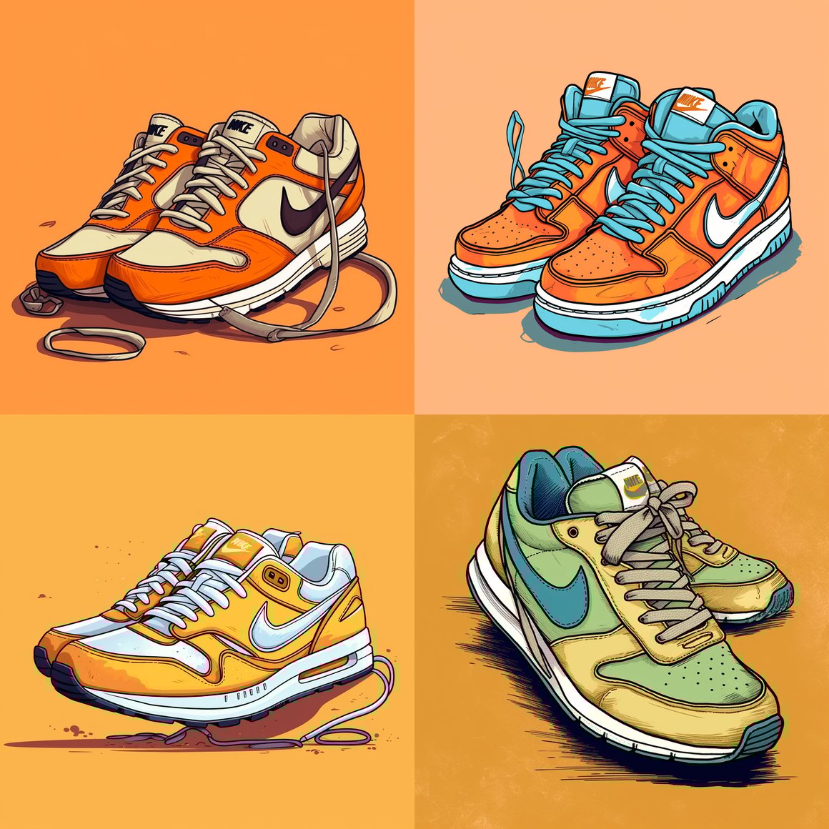 Sunday Stroll: Cartoon Nike Adventure