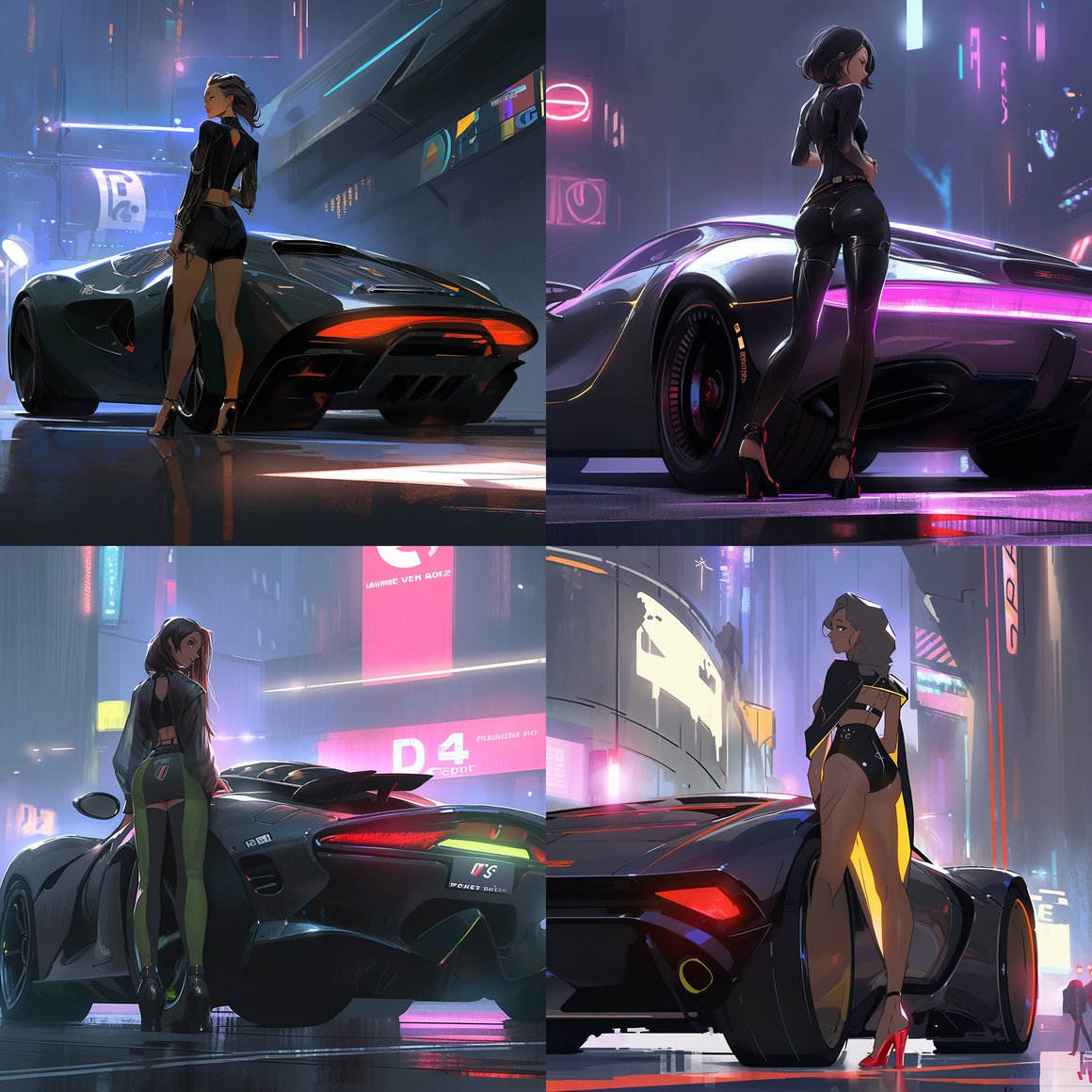 Neon Glamour: A Sci-Fi Soiree