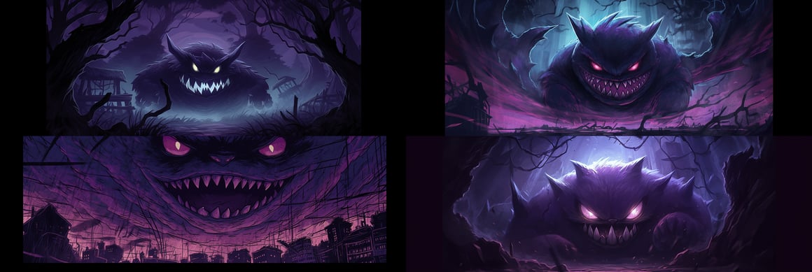 Haunting Trades: Gengar's Eerie Stock Exchange