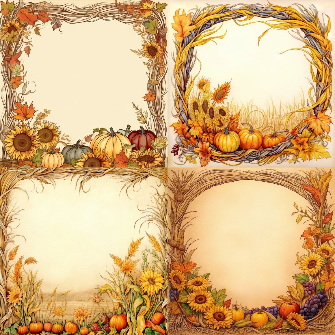 Harvest Festival Page Design