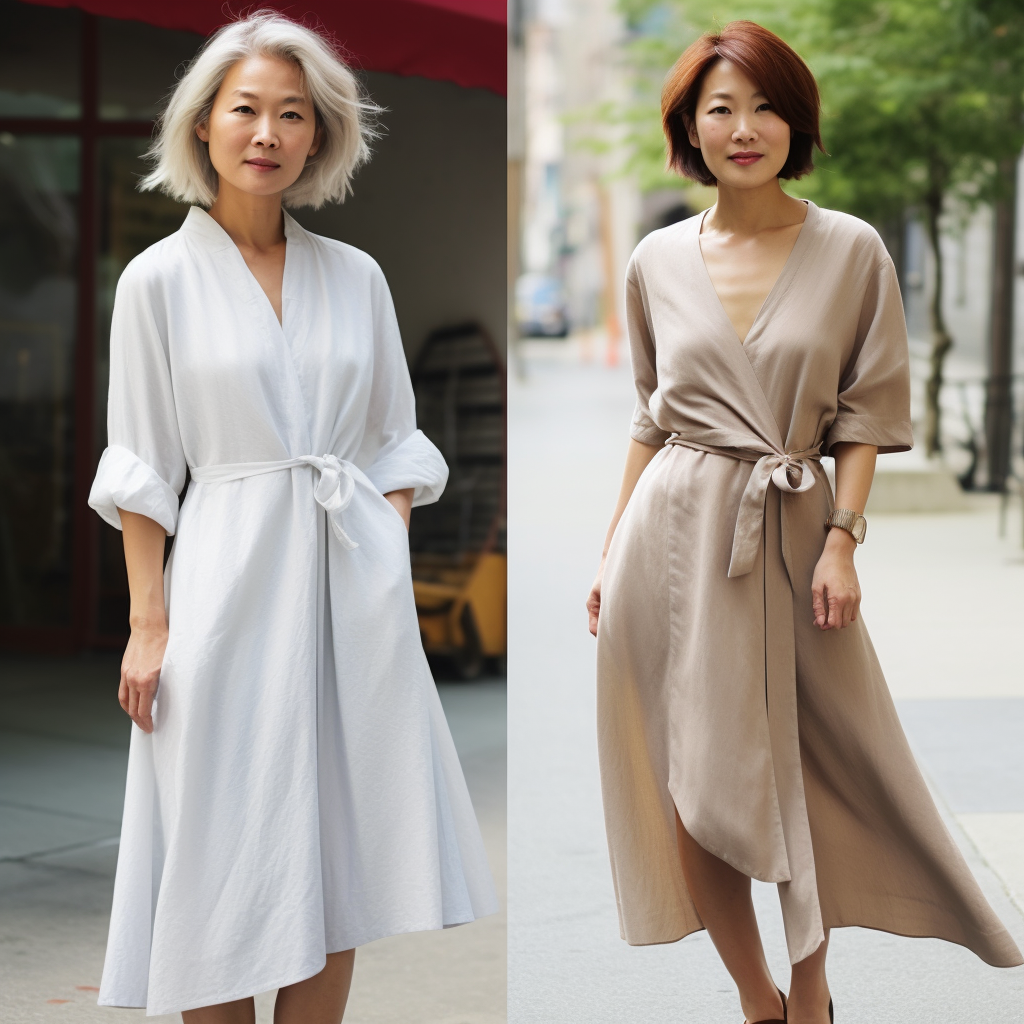 Summer Dress Styles for Women in their 50s Inspired by Korean Fashion