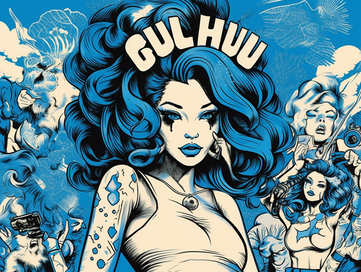 Hawaii Wild Club Retro Pop Art Journey