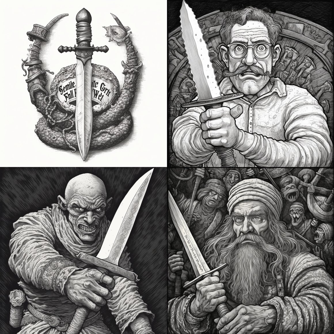 A Talespin of Weapons and Wisdom in R. Crumb's Noir