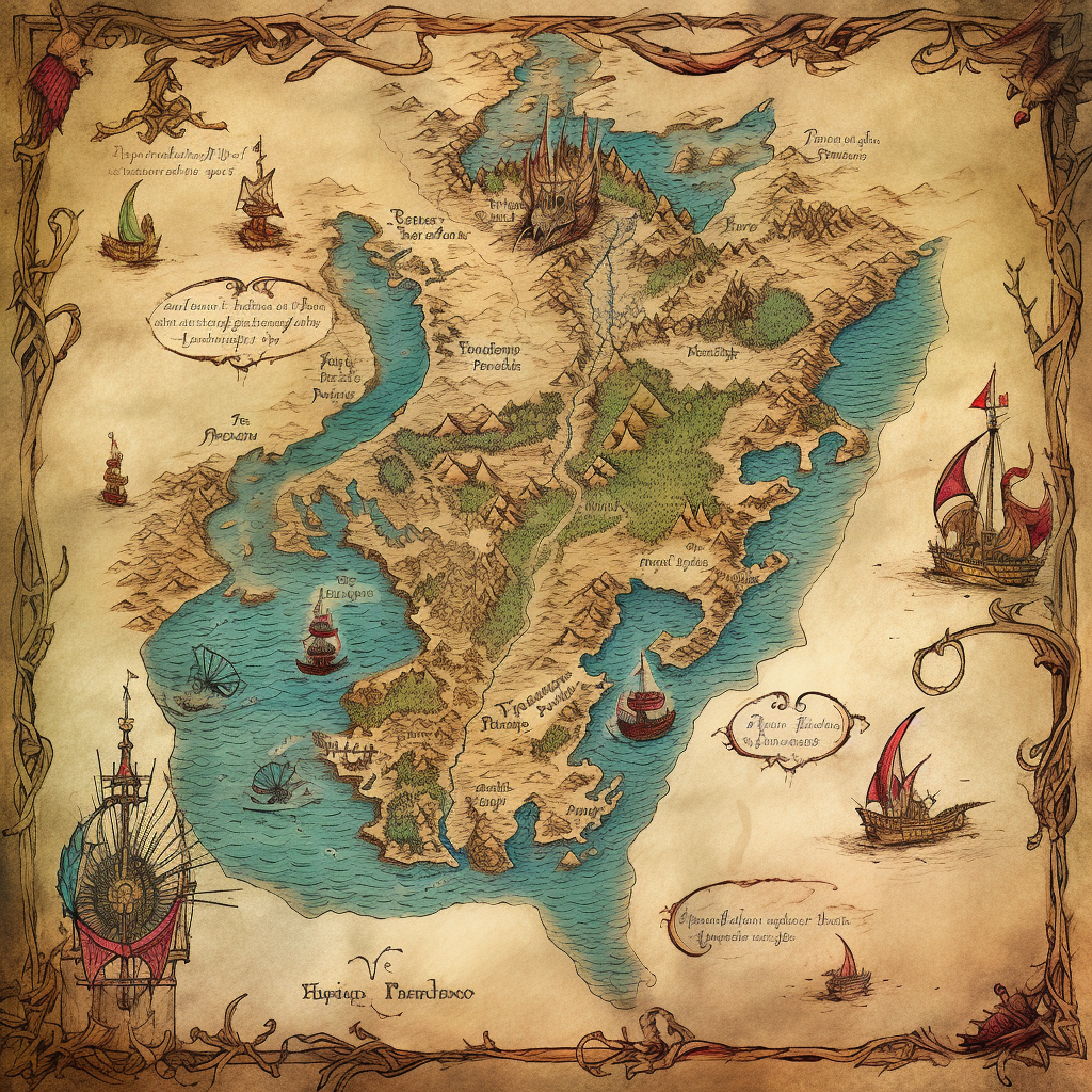 Dragon's Den Treasure Hunt Interactive Map