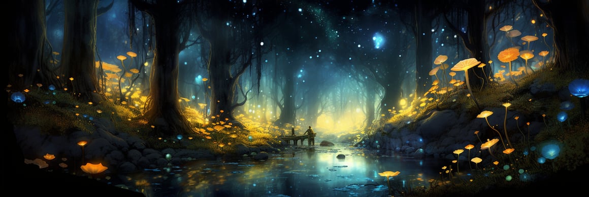 A Surrealistic Interlude in Parrish's Galaxy