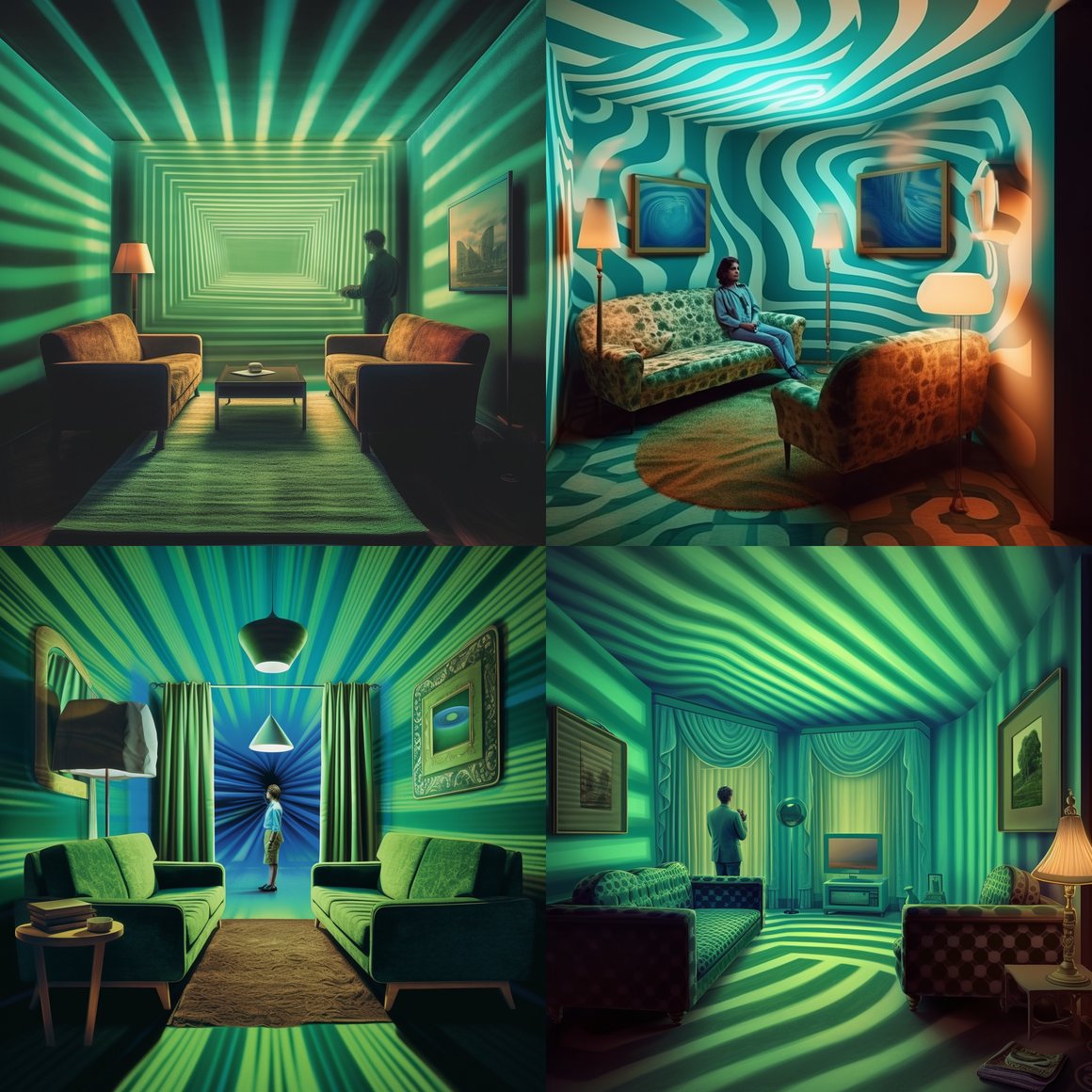 Retro Reverie: A Surreal Interlude