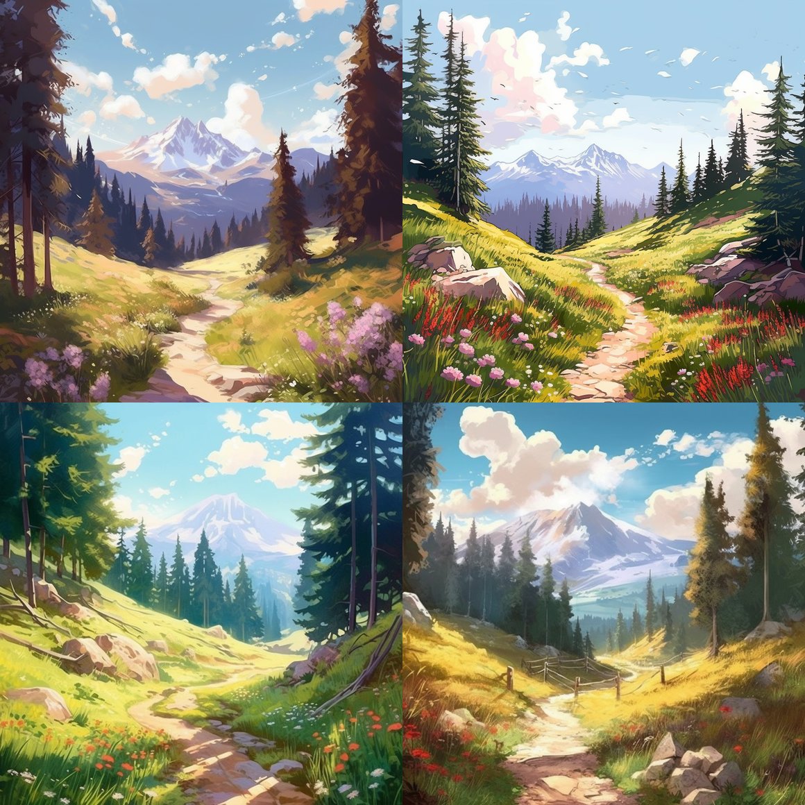 Sun-drenched Spring Journey: A Symphony of Nature's Beauty