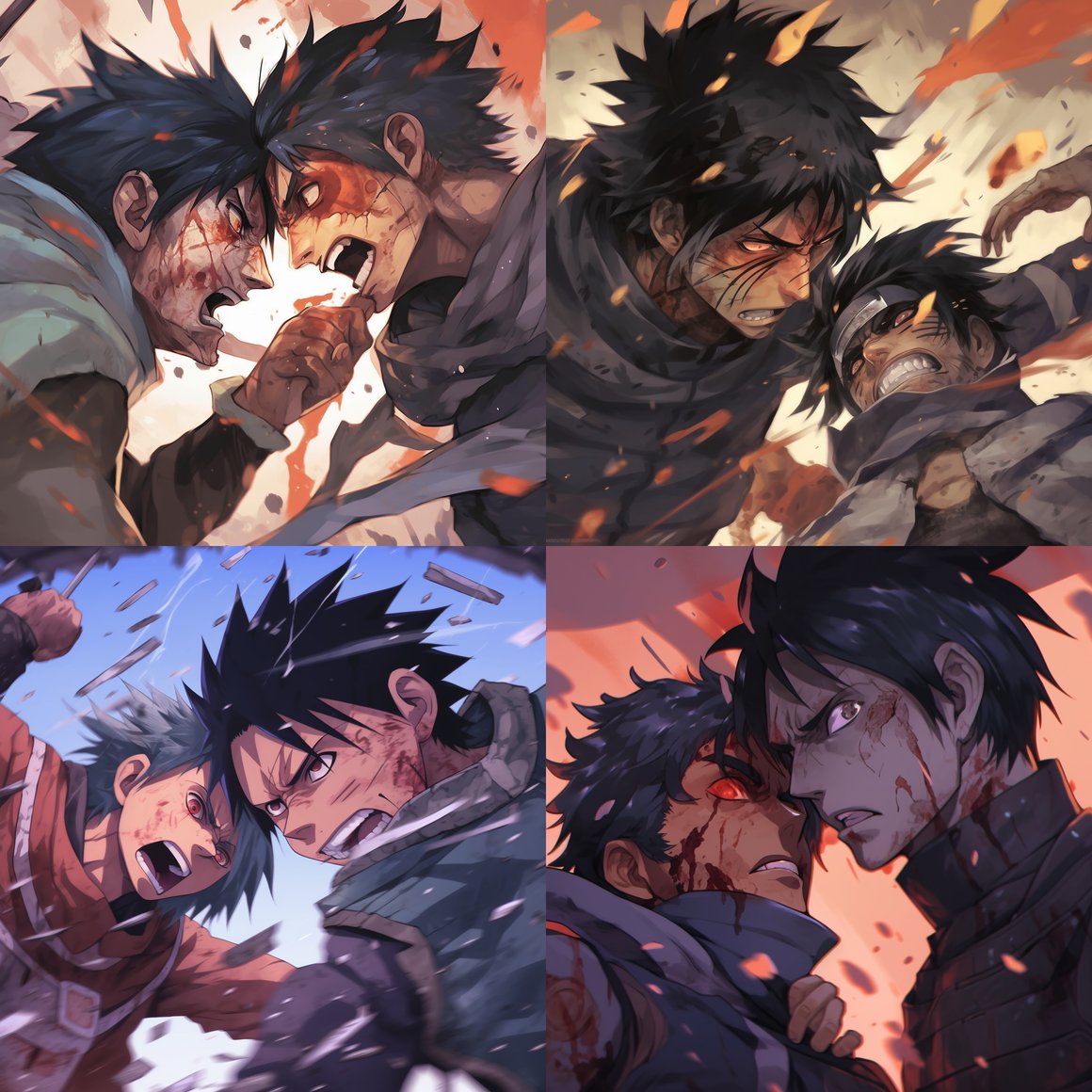 Clash of Titans: Uchiha Obito vs Maito Gai