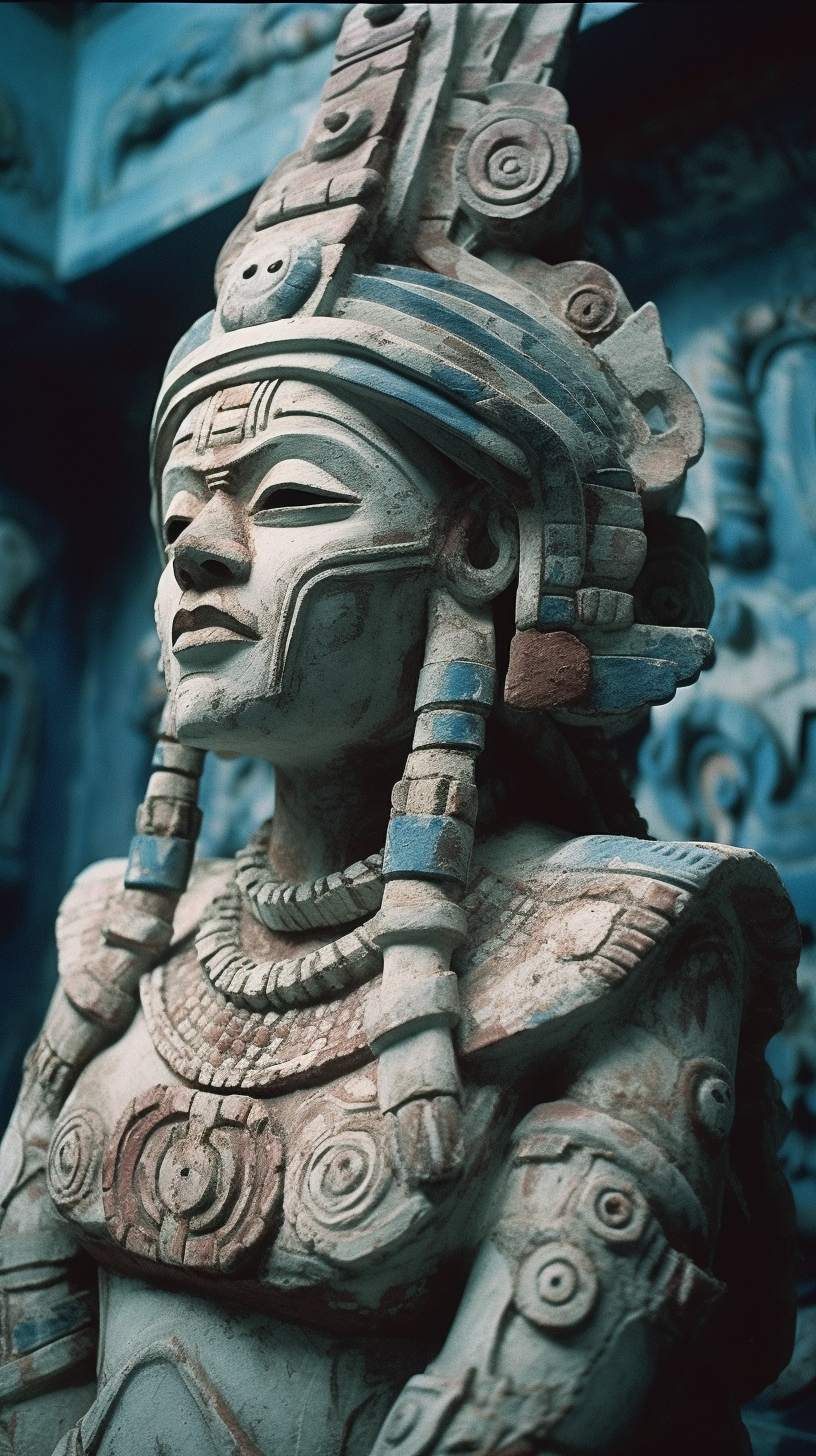 Ultra-Realistic Aztec Artistic Journey