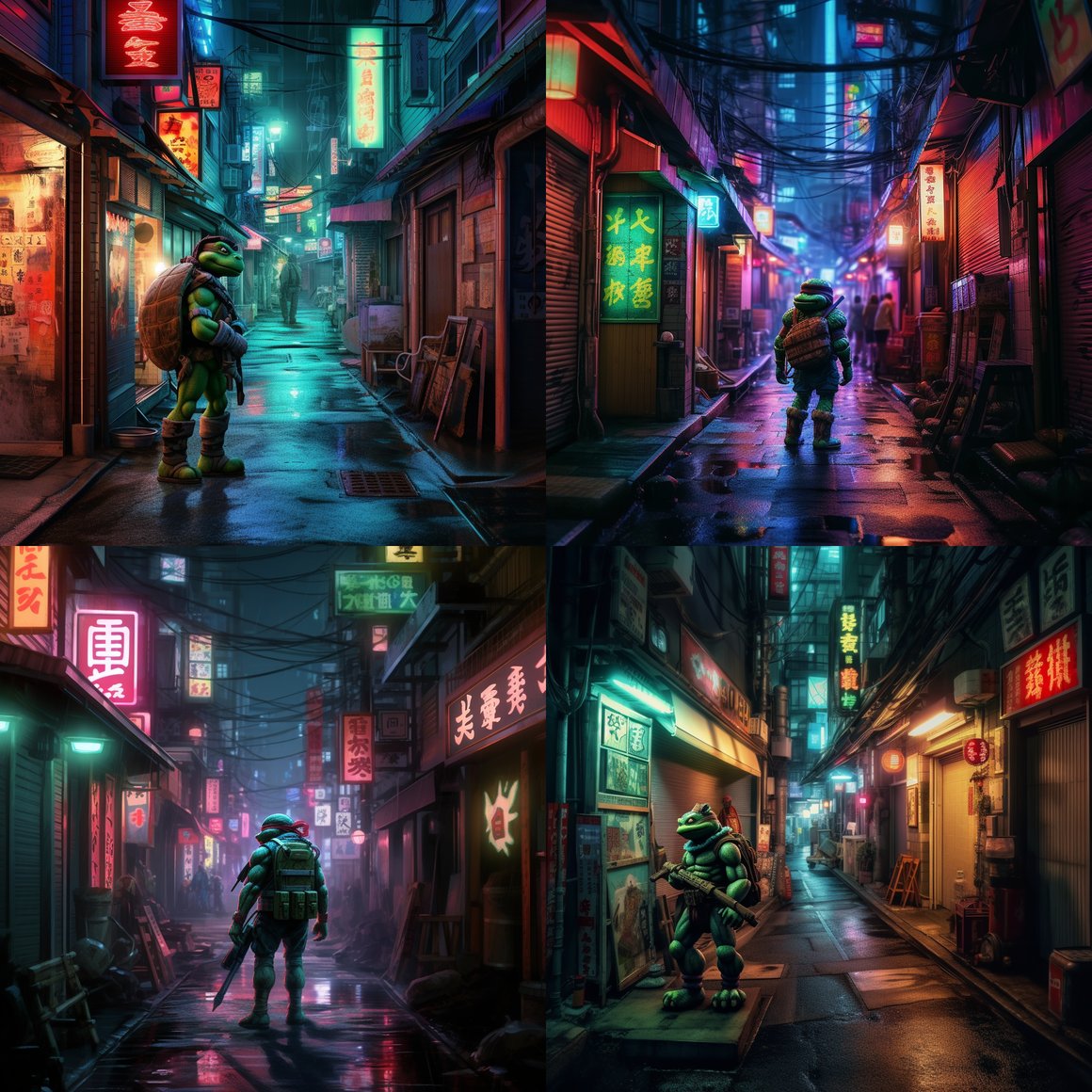 Neon Noir: Ninja Turtle's Night Walk - Version 5.1