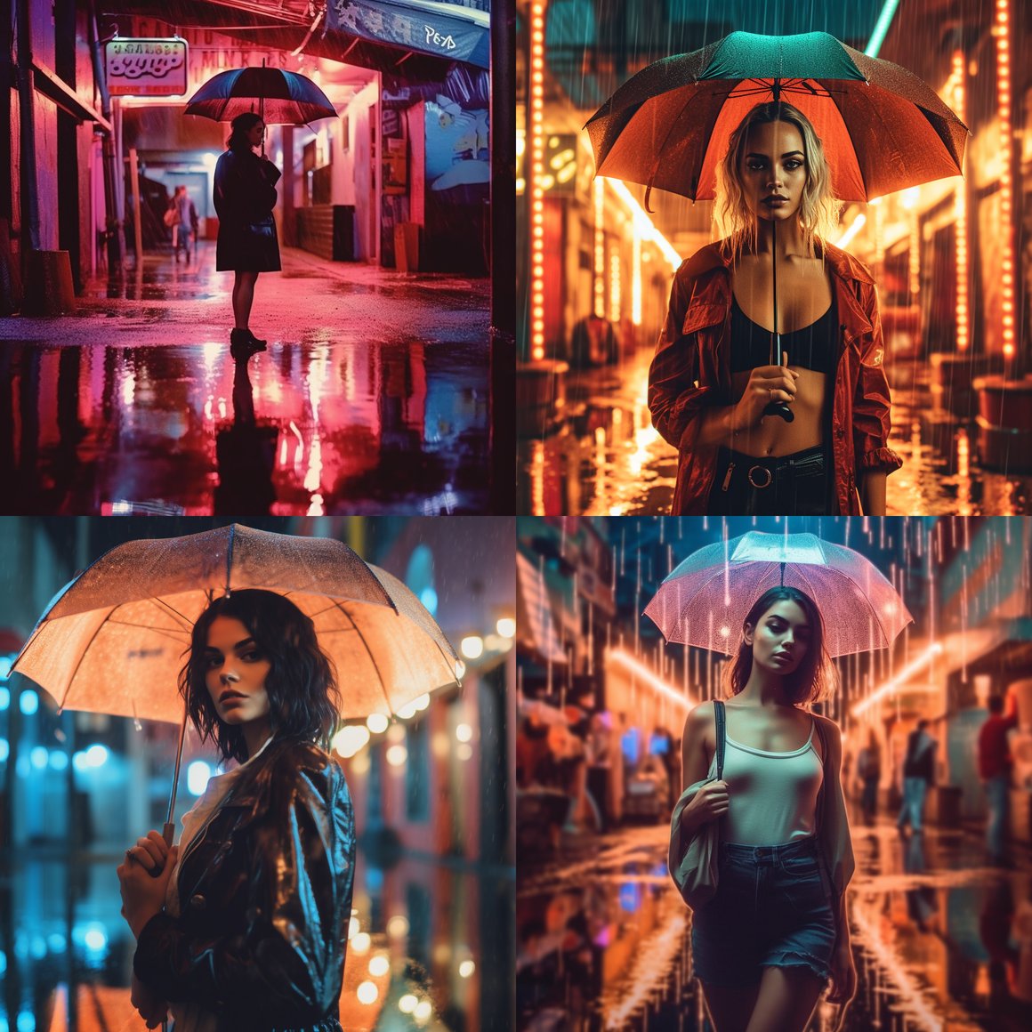 Neon Noir: A Rainy Mid-Journey Interlude