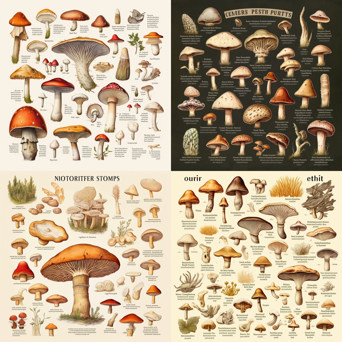 A Visual Guide to 15 Types of Edible Mushrooms