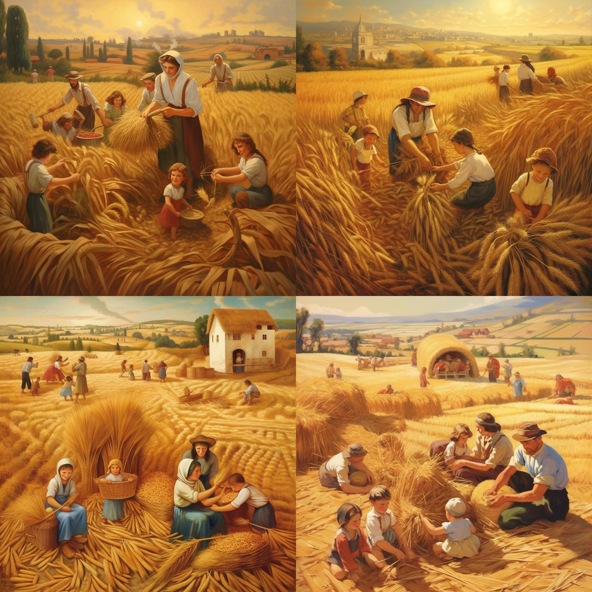 Harvest Blessings: The Shavuot Wheat Gathering