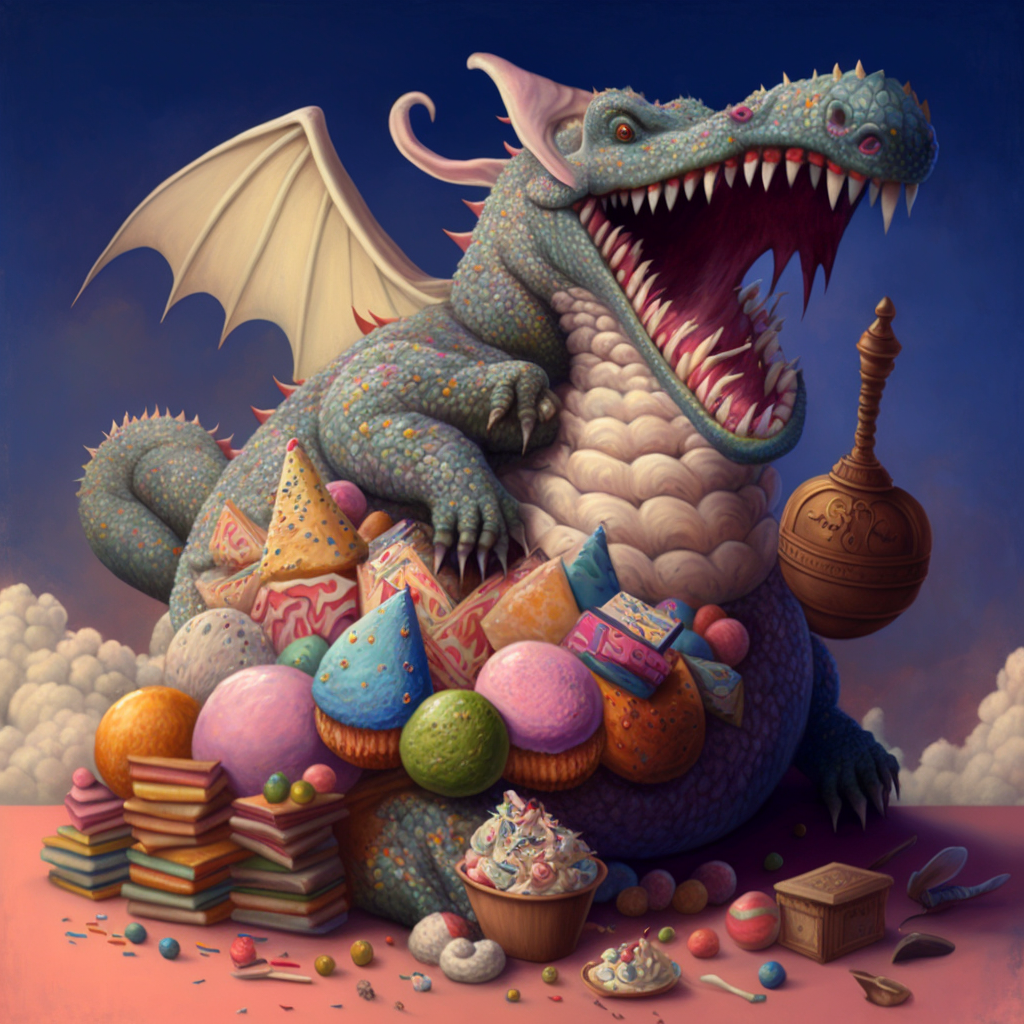 Sugar Dragon's Candy Trove: A Whimsical Halfway Stop