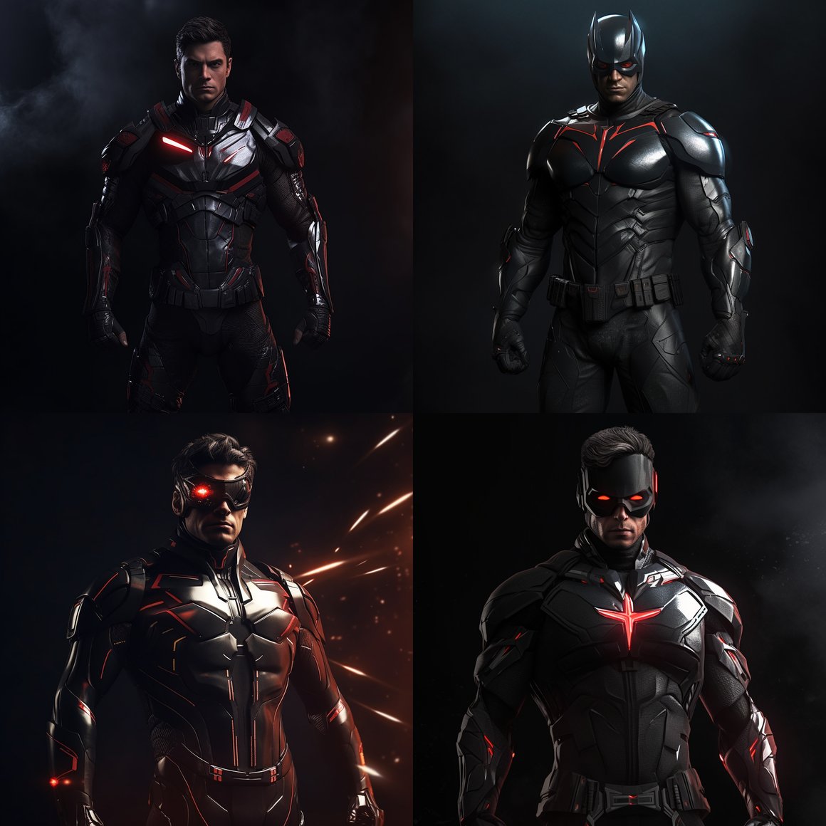 Homelander in Black Tactical Suit