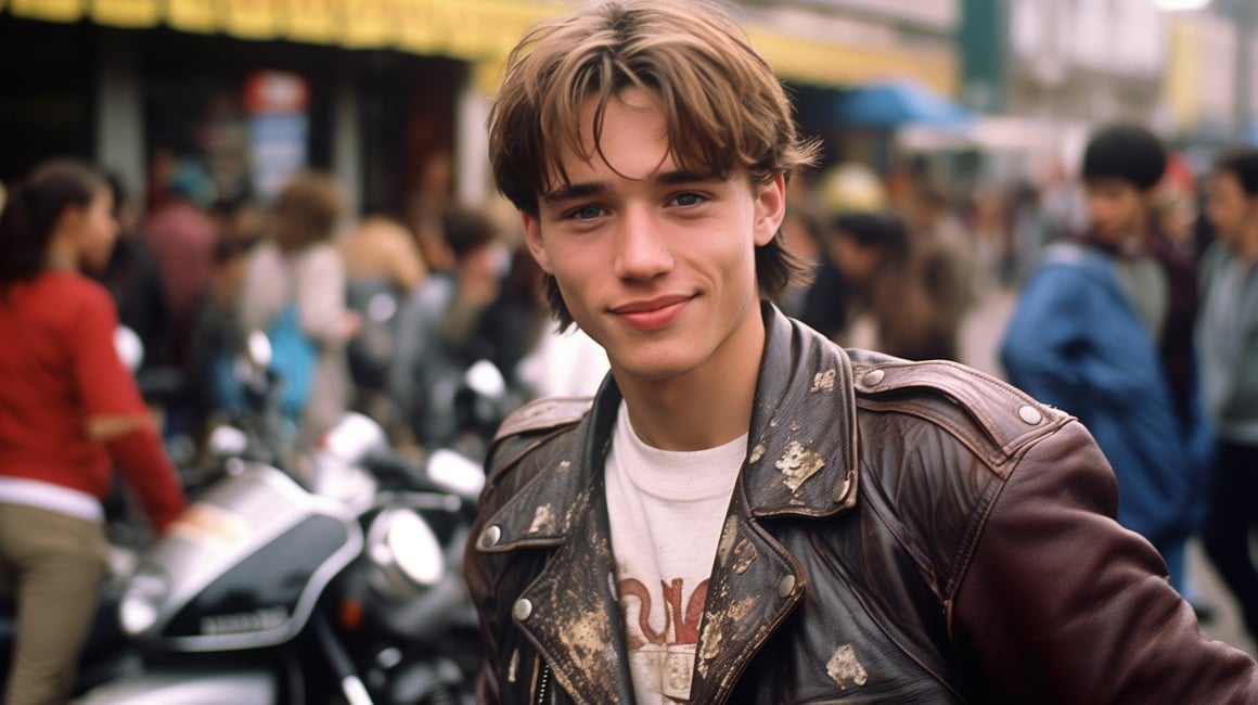 Retro Street Vibes: A Berlin Motorcycle Journey in Hi-Def