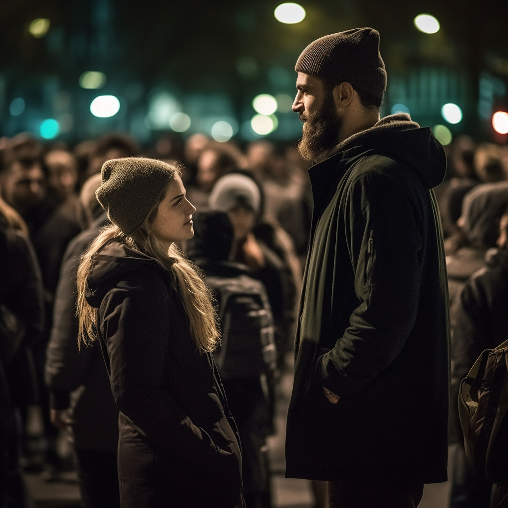 Midnight Encounter: An Ultra-Realistic Urban Odyssey