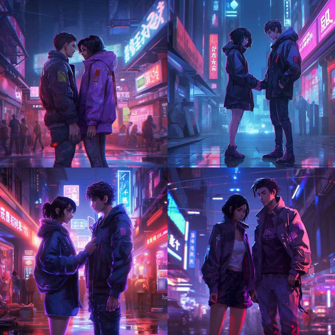 Neon Nights: A Cyberpunk Romance in Tokyo