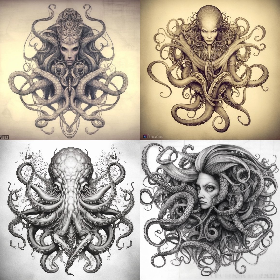 Nautical Octopus Tattoo Expansion Design