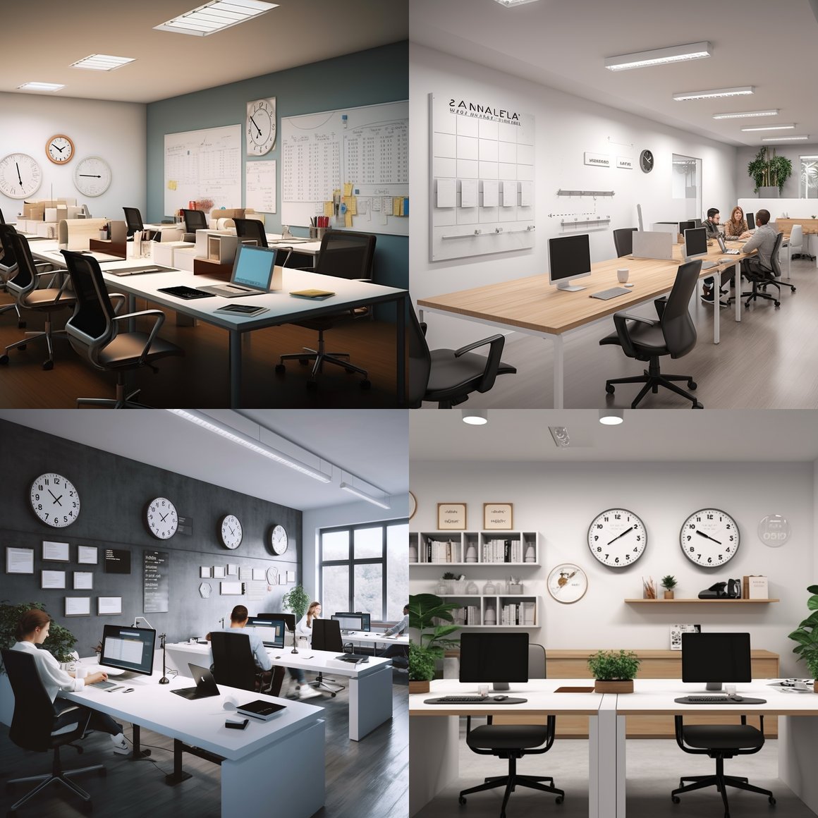 Midday Efficiency: A Snapshot of Productive Workspace