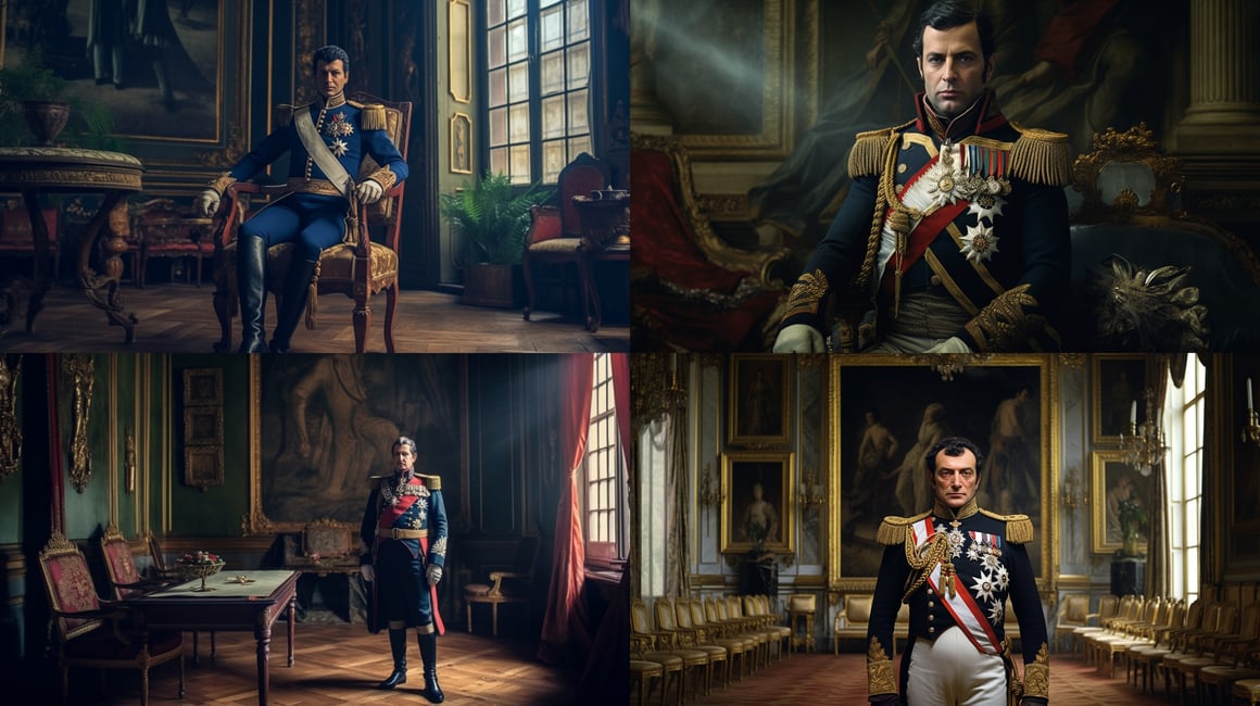 Neoclassical Portrait of Marshal Jean Lannes in Magnificent French Chateau