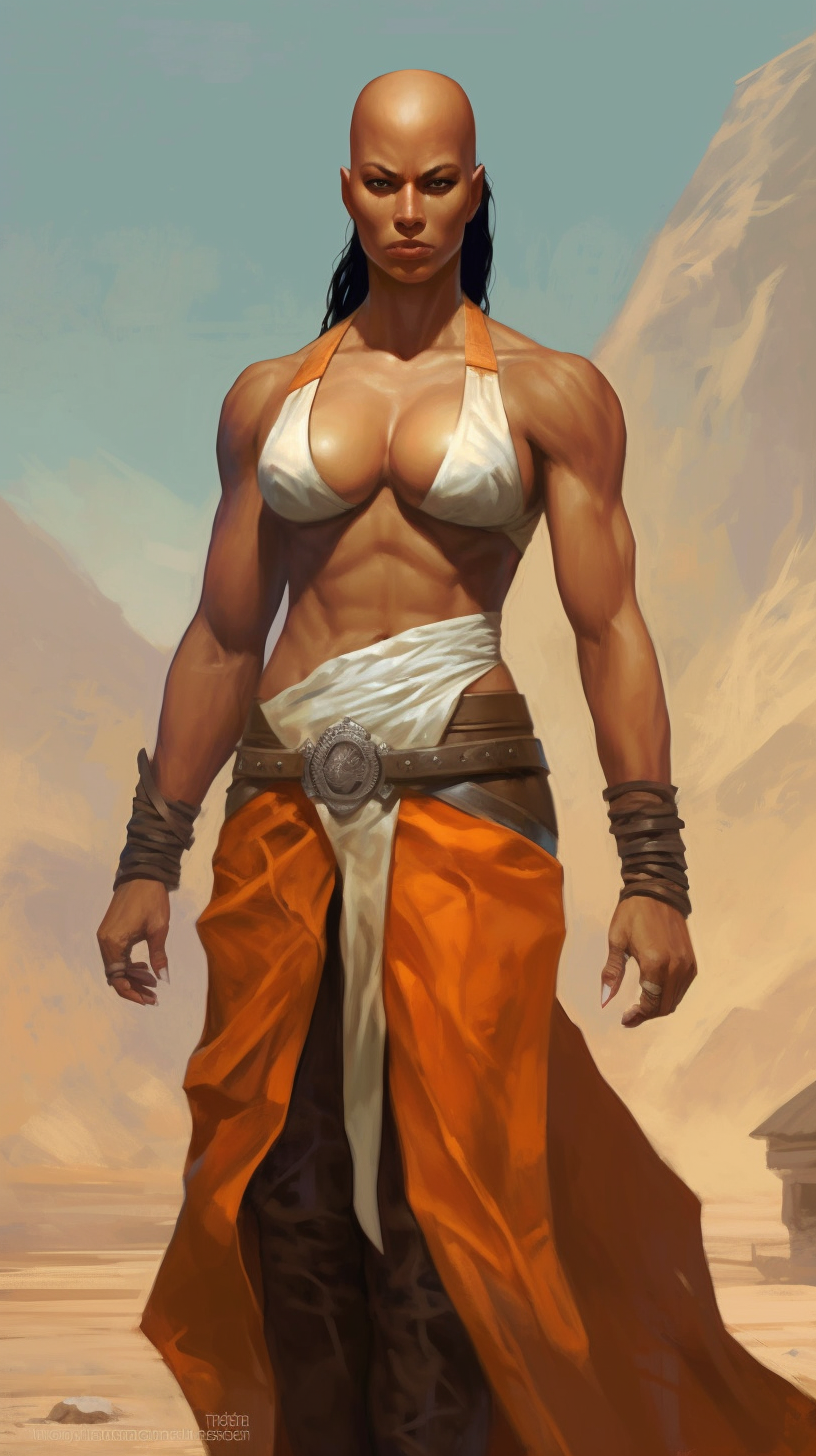 Monastic Muscle: Portrait of a Female Monk Bodybuilder