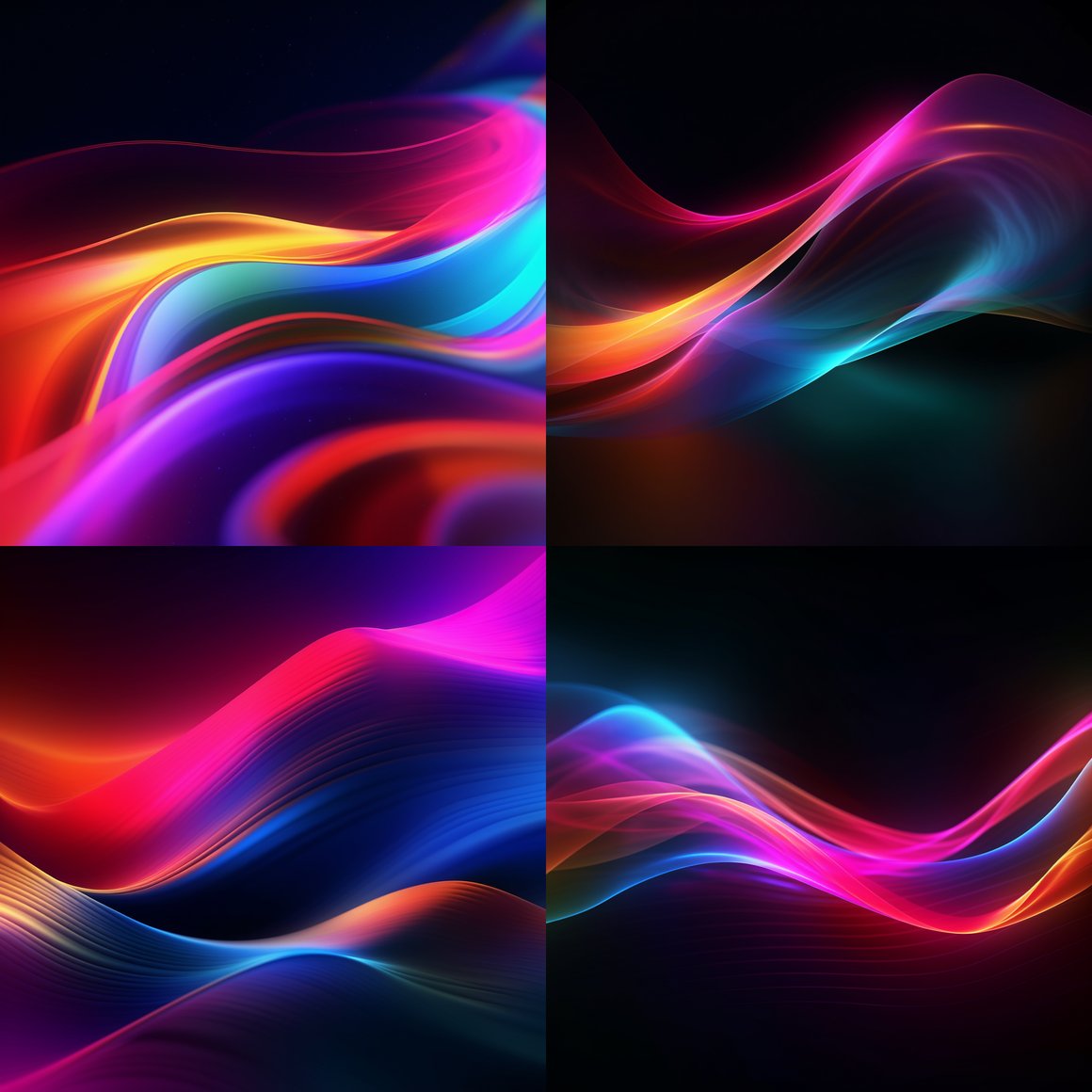 Neon Journey: Midway Through the Pulsating Spectrum