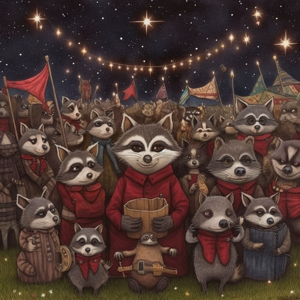 Medieval Raccoon Cinematic Soiree Under the Stars Prompt | NeoPrompt