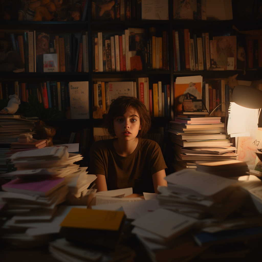 Midnight Desperation: A Student's Struggle