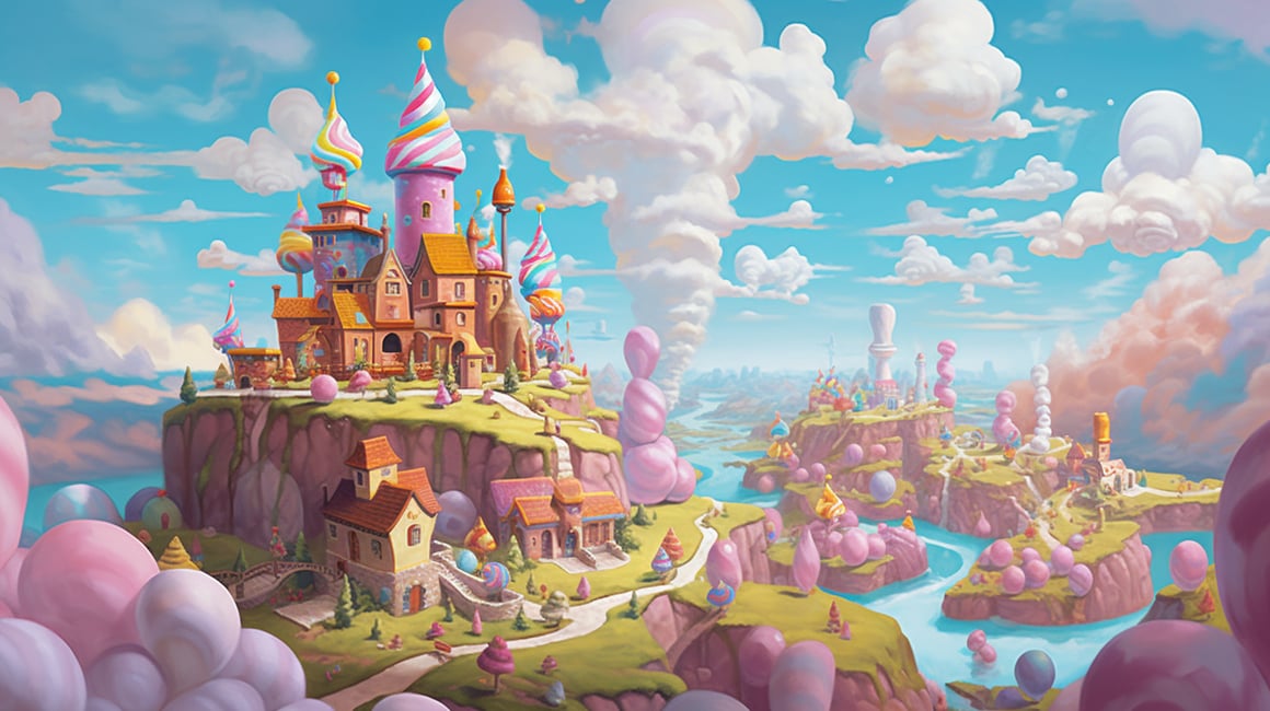 Sugar Coated Fantasy: Midway Through Candy Kingdom