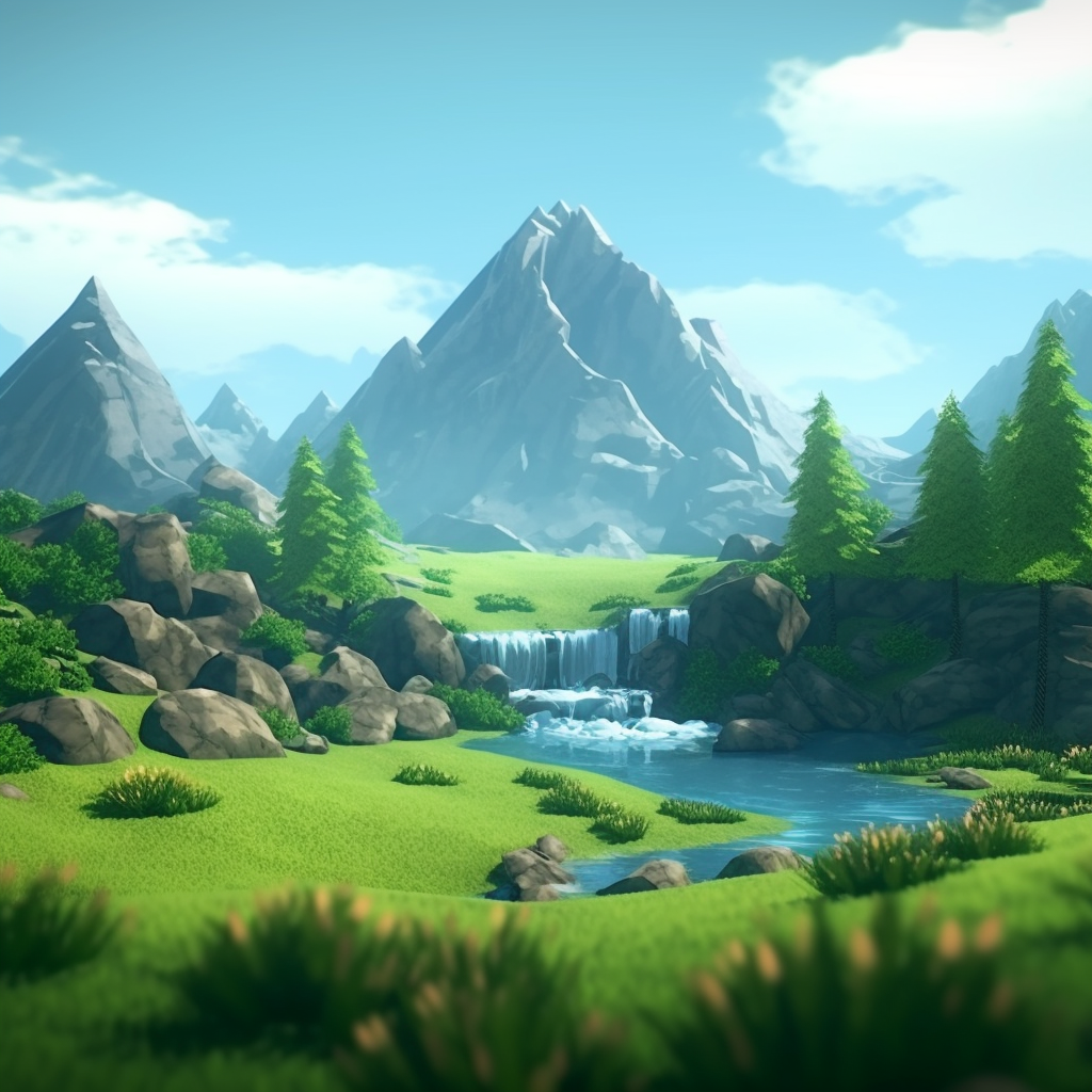 Nature's Majesty: Mountain Utopia in 4K HD