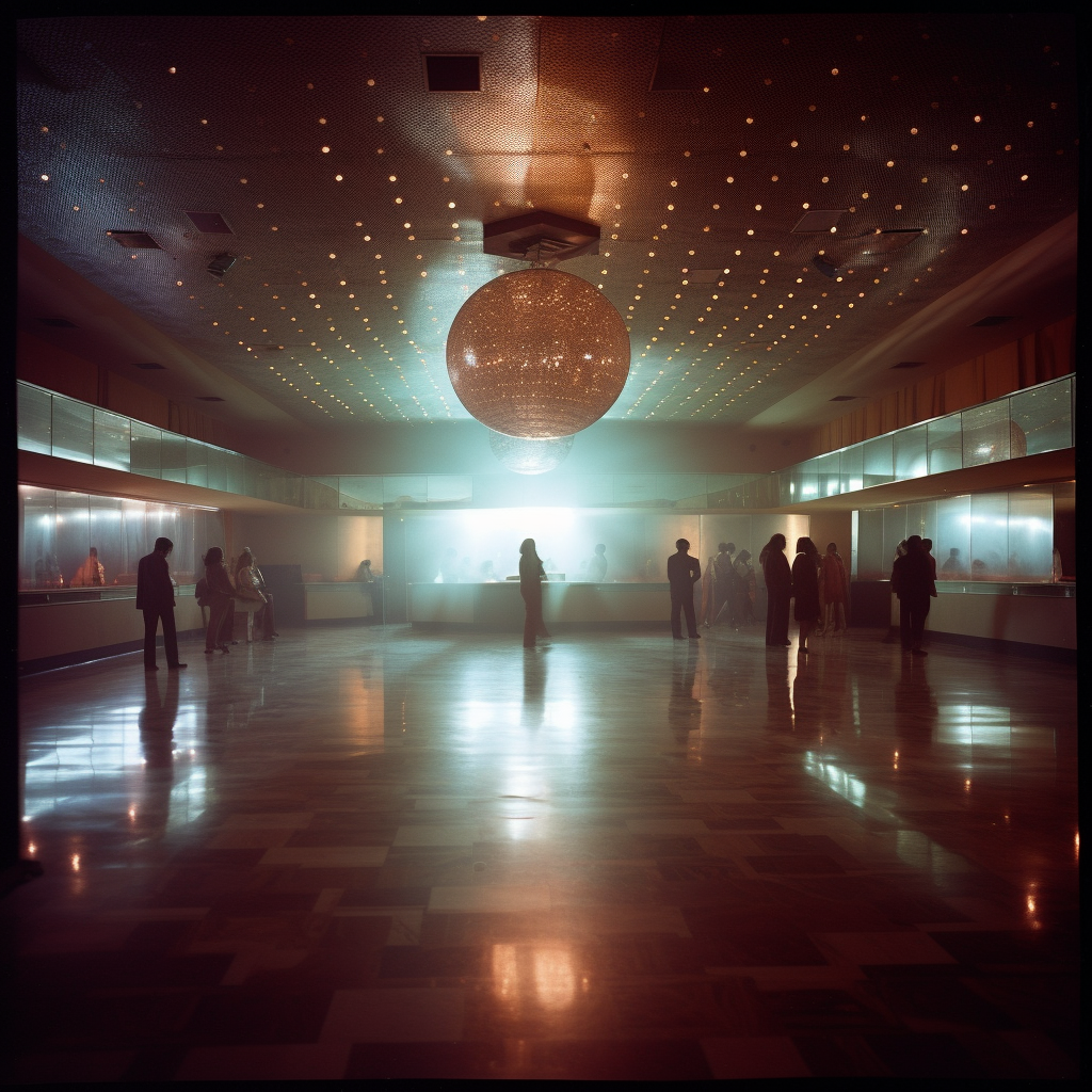 Retro Nightlife: An Evocative Snapshot of 1970s Disco Scene