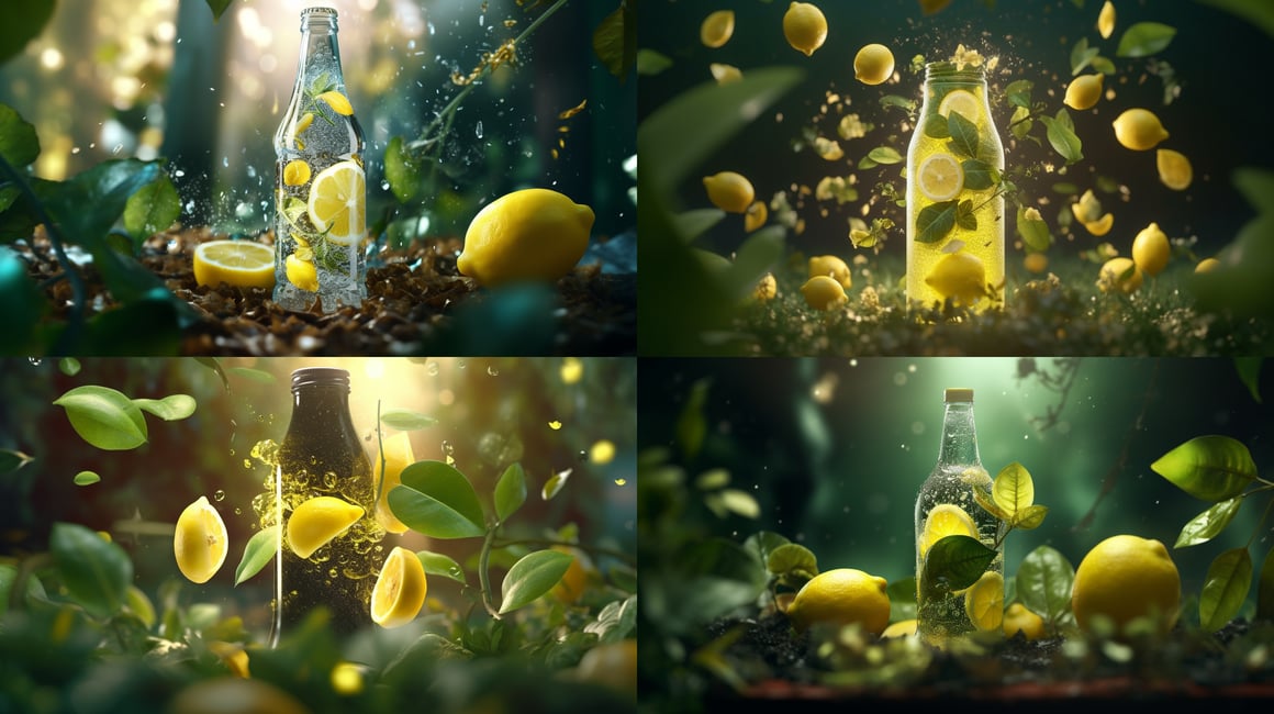Summer Futurism: Lemonade Ad Visual Journey