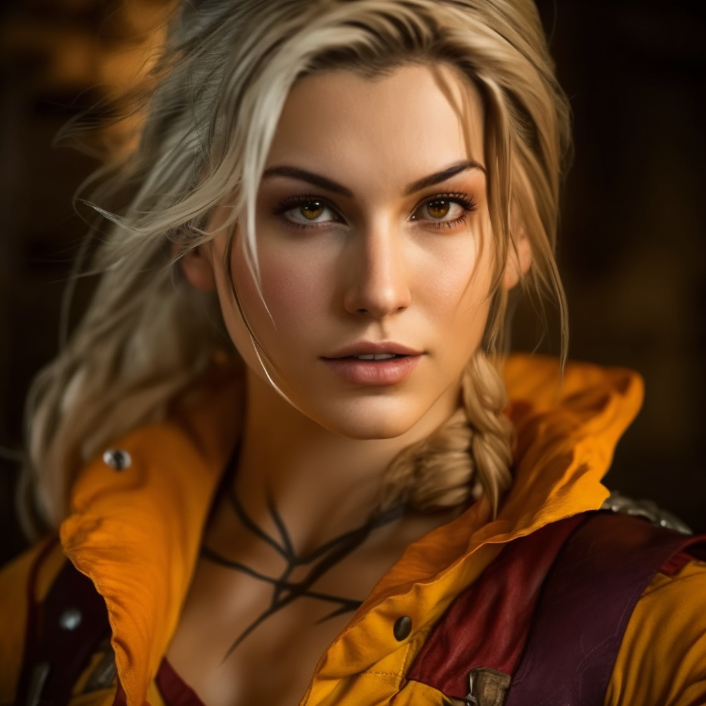 A 4K Mid-Journey Portrait of Quistis Trepe from Final Fantasy 8
