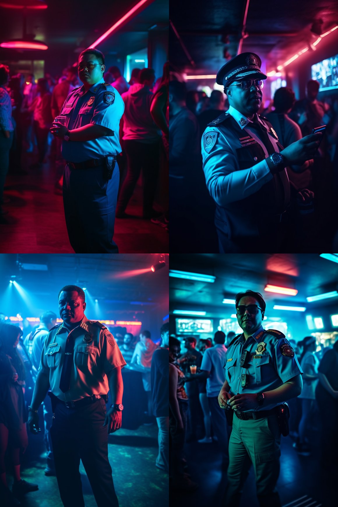 Neon Nights: The Custom Officer Scene