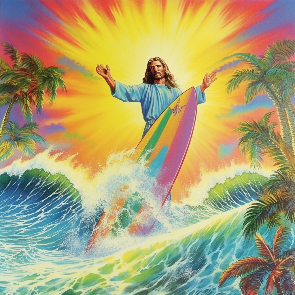A Technicolor Journey of Surf, Spirituality, and Psychedelia