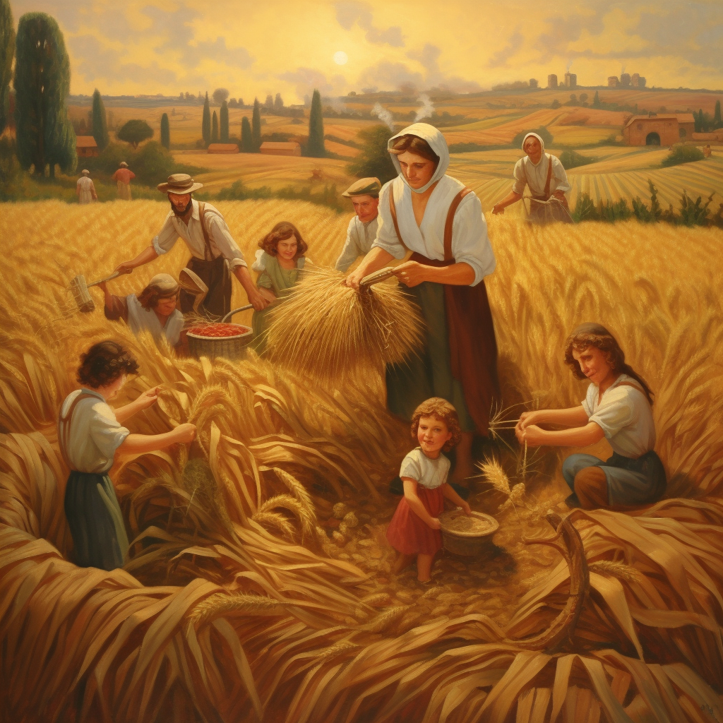 Harvest Blessings: The Shavuot Wheat Gathering