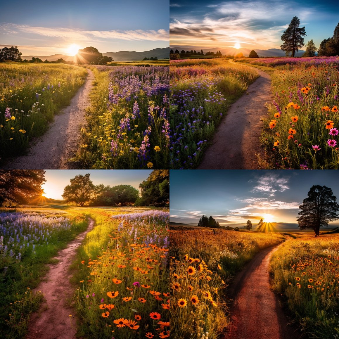 Summer Serenity: A Journey Through Vibrant Wildflowers