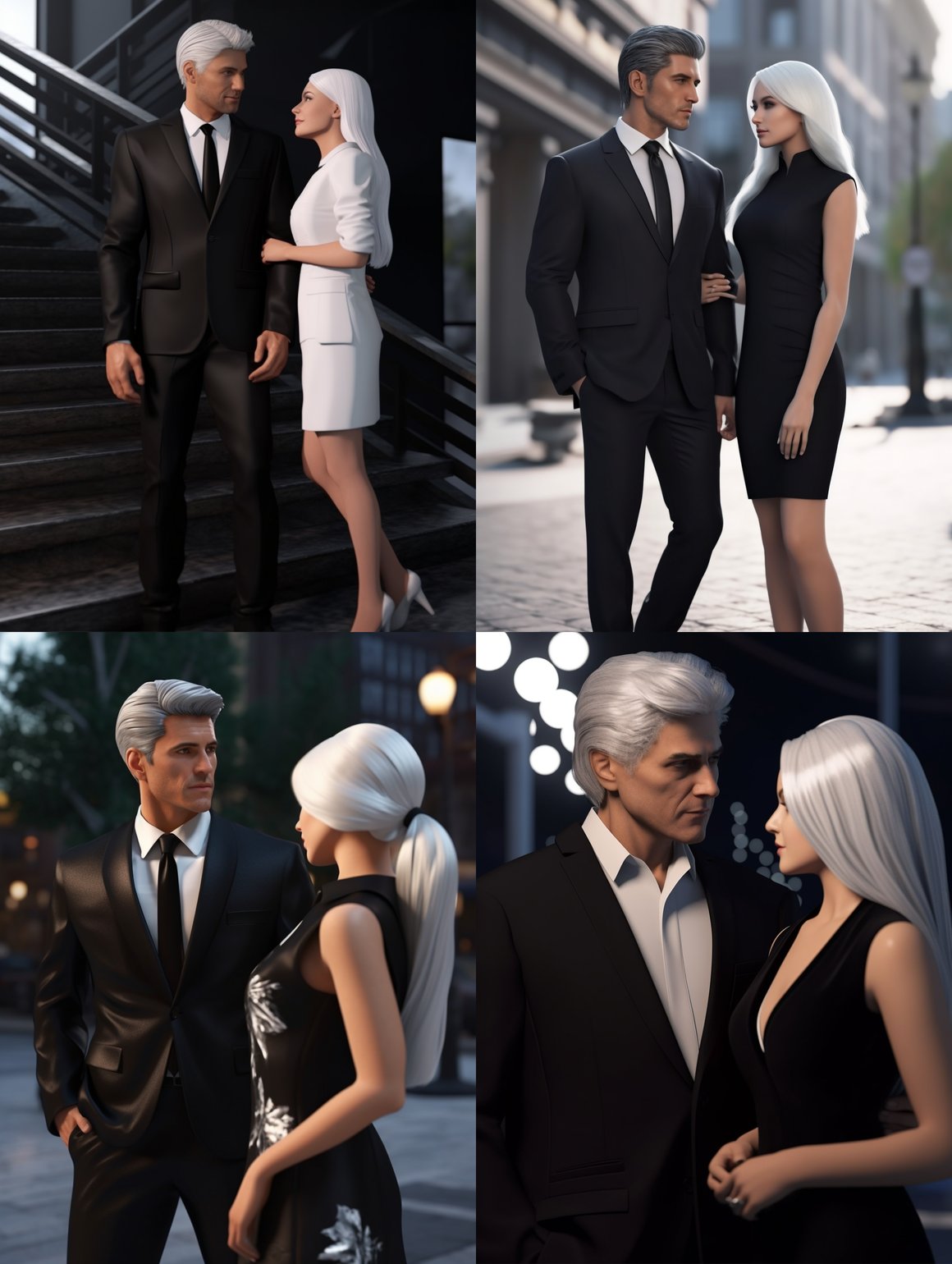 Midnight Encounter: Hyper-realistic 3D Cinematic Rendering