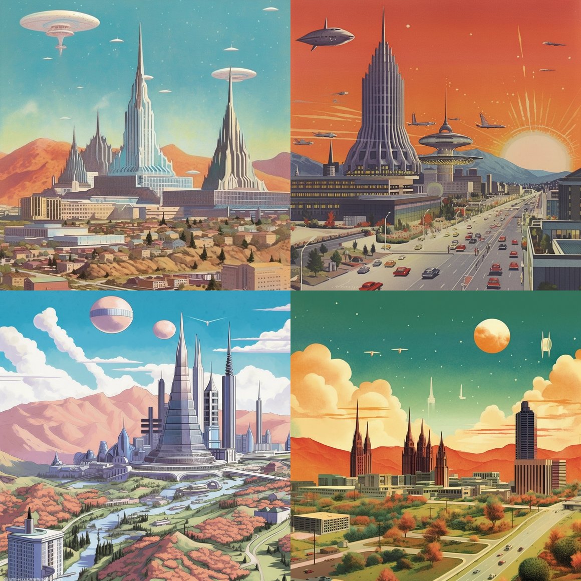 Retrofuturistic Salt Lake City: A Glimpse from the Past