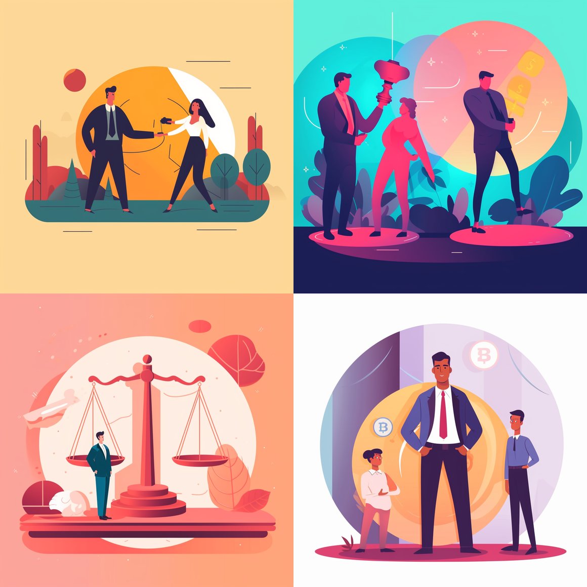 Sued for Debt: A Minimalist Digital Art